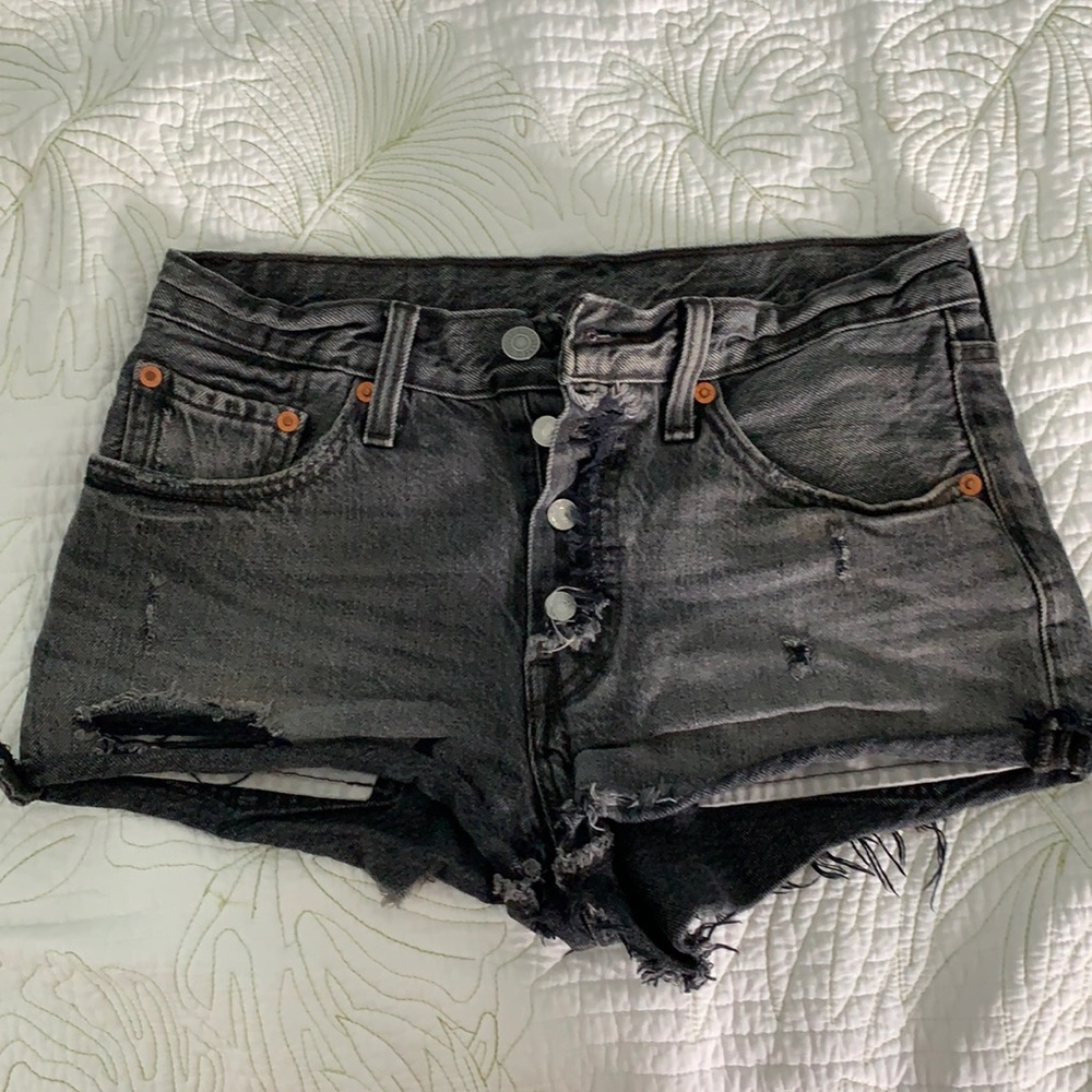 Denim shorts